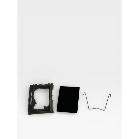 Vintage Crossbow 1989 Pewter Woodland Rabbit Picture Frame Forest Scene - Picture 11 of 11